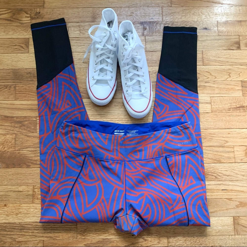 2(X)IST | Pattern Printed High Rise Leggings - Picture 2 of 9